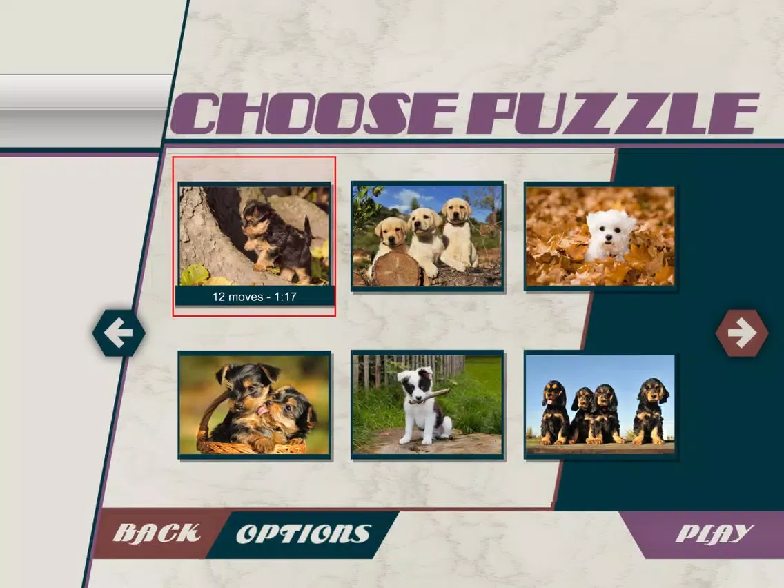 HexSaw - Puppies iPad  스크린샷