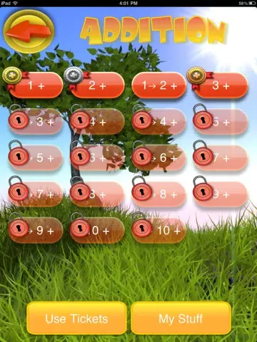 Ảnh chụp màn hình của Whacky Math Facts Lite iPad 