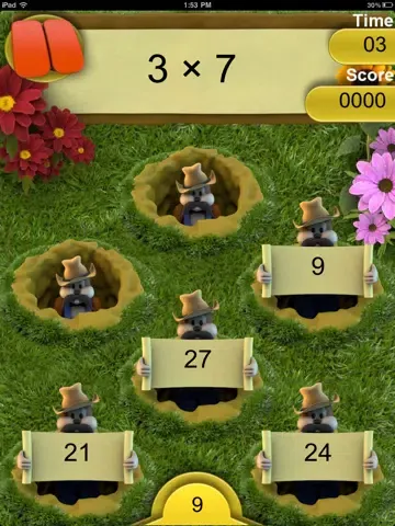 Ảnh chụp màn hình của Whacky Math Facts Lite iPad 