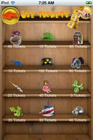 Ảnh chụp màn hình của Whacky Math Facts Lite