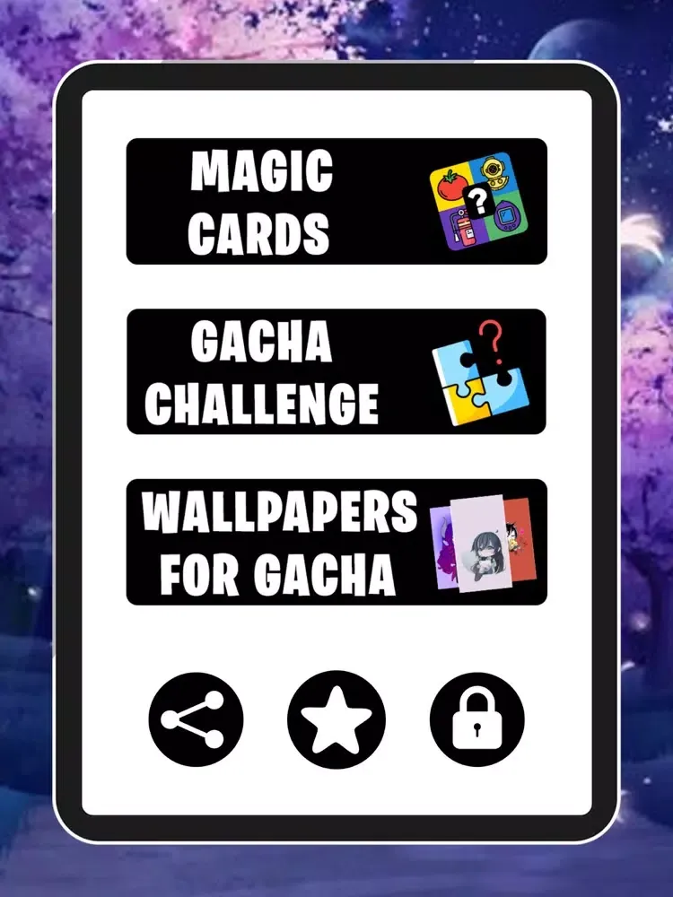 Gacha Card & Wallpapers Club iPad  سکرین شاٹس
