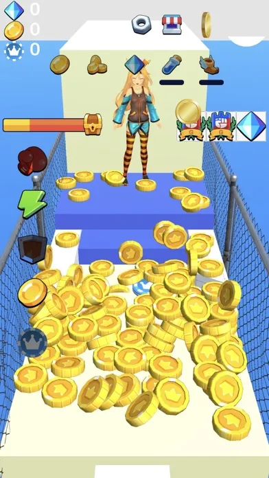 Zrzuty ekranu coin pusher gacha