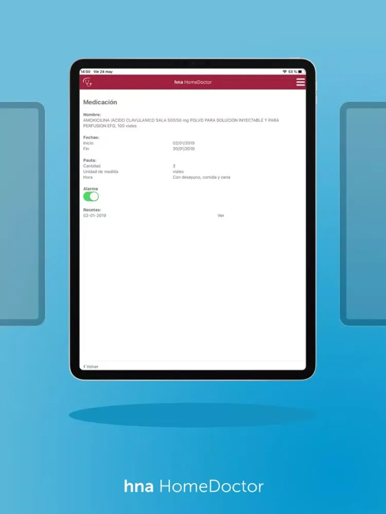 Capturas de pantalla de hna HomeDoctor iPad 
