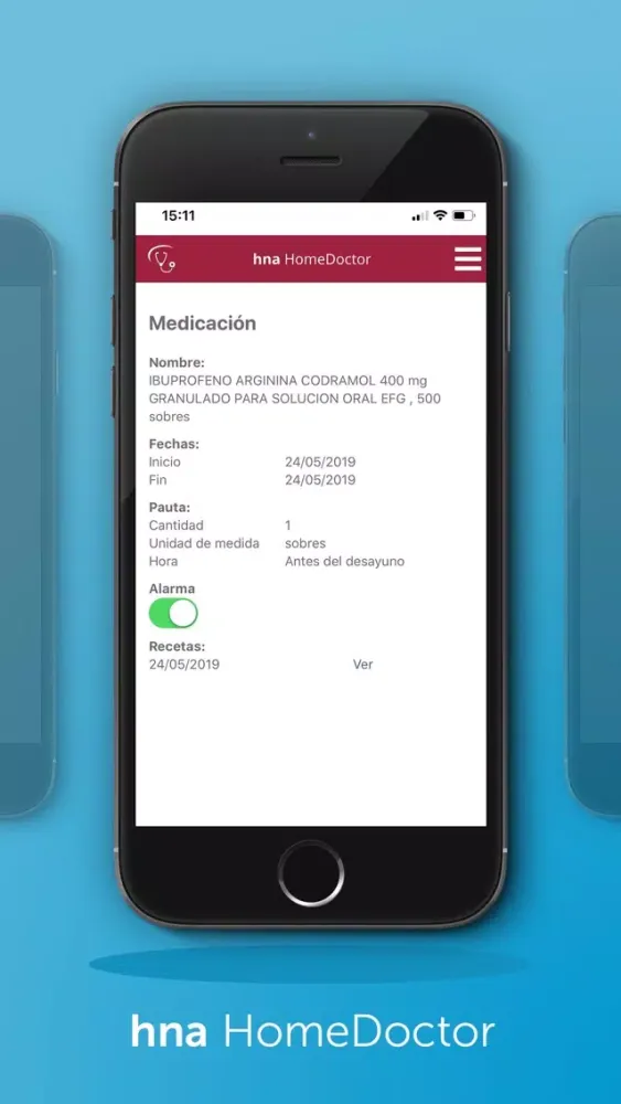 Capturas de pantalla de hna HomeDoctor