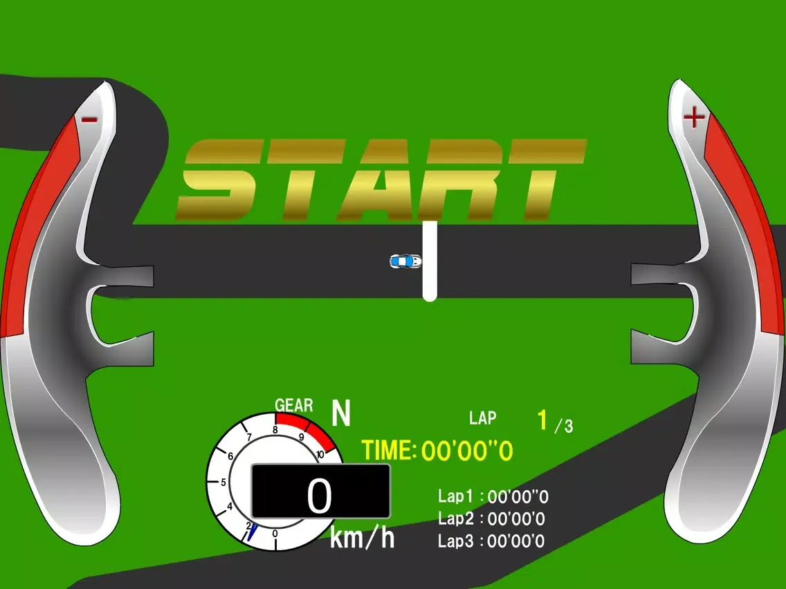 Tangkapan skrin Change Gears Racing iPad 