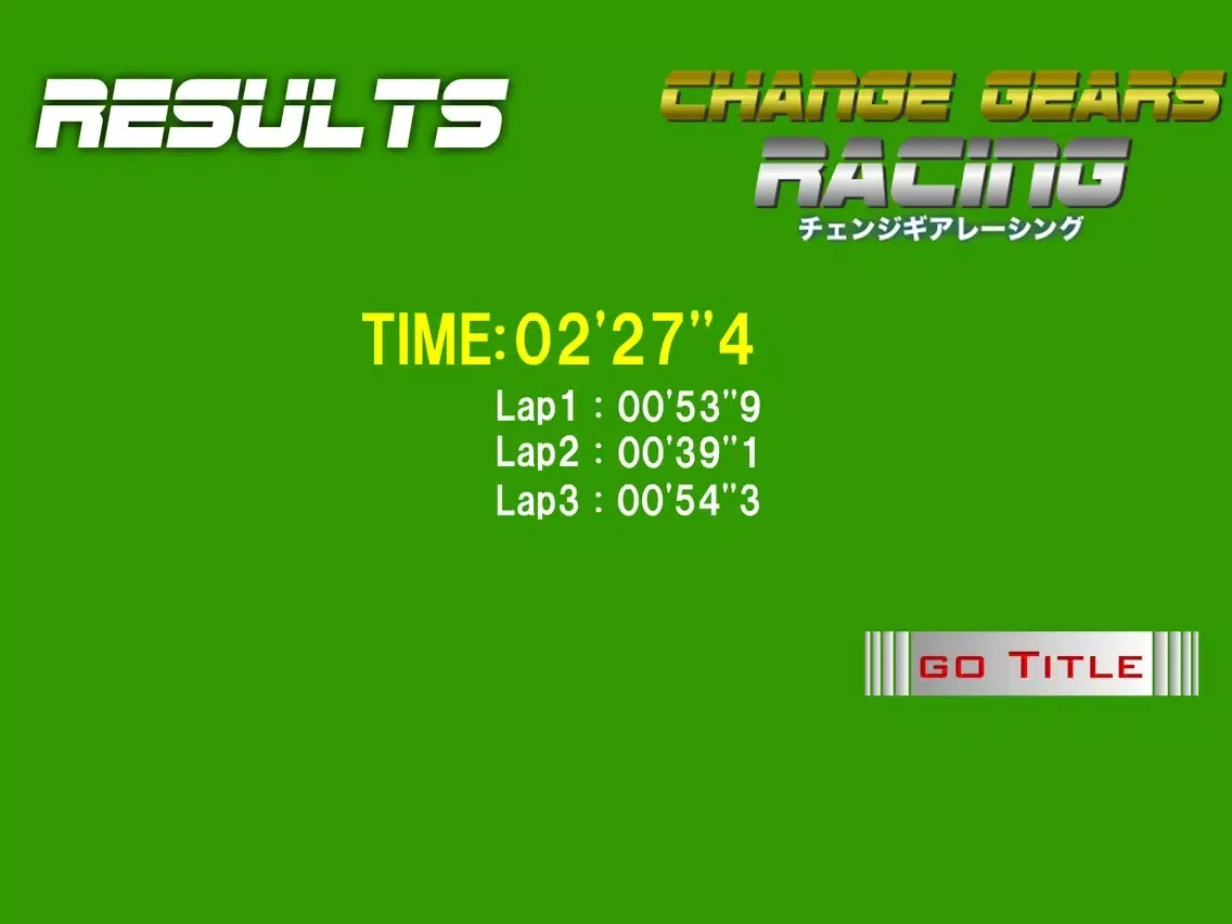 Tangkapan skrin Change Gears Racing iPad 