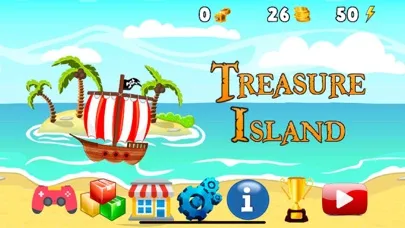 Tangkapan skrin Treasure Island, Find Treasure