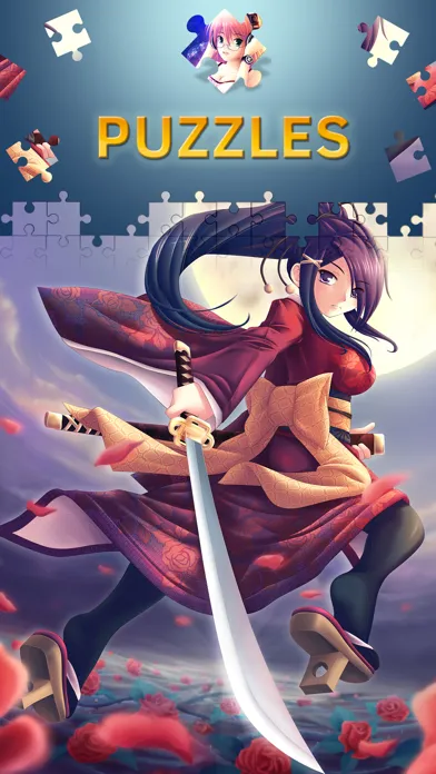 Anime Jigsaw Puzzles Free スクリーンショット