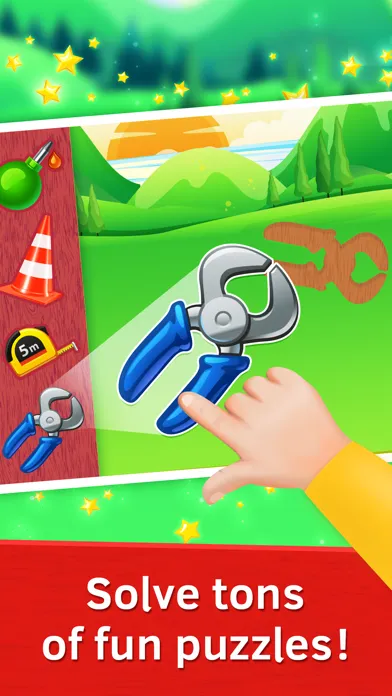Screenshot di Baby Puzzles. Garage Tools