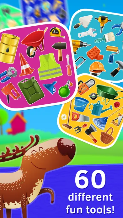 Screenshot di Baby Puzzles. Garage Tools