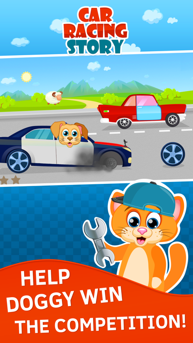 Car Racing for Toddlers and Kids under 6 Free with Animals স্ক্রিনশট