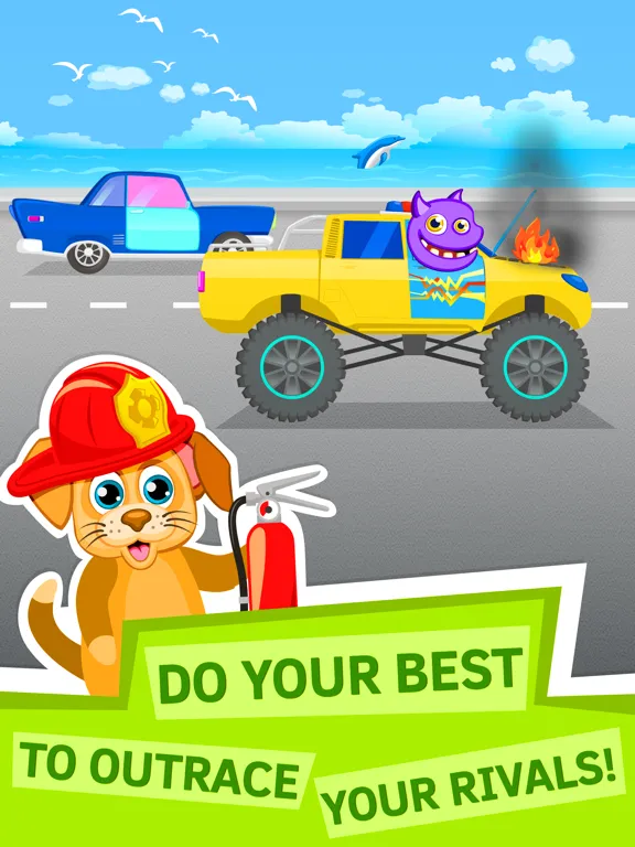 Capturas de pantalla de Kids Race Car Game for Toddlers iPad 