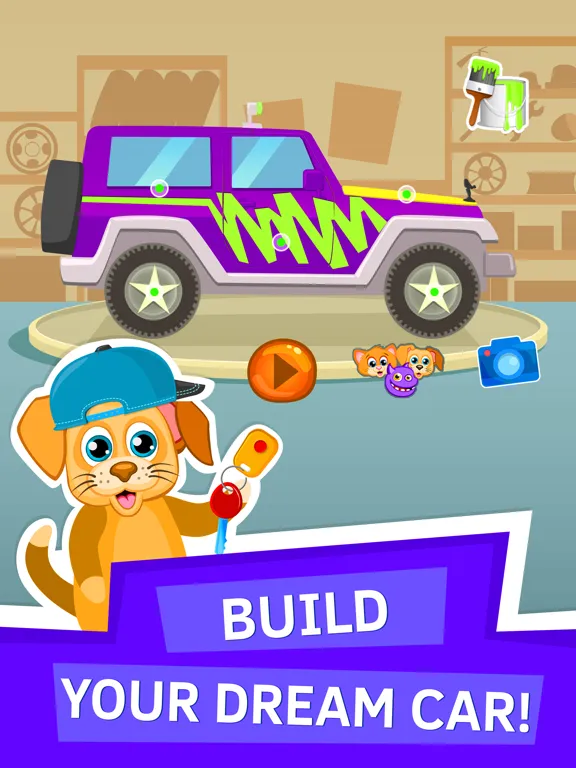 Capturas de pantalla de Kids Race Car Game for Toddlers iPad 