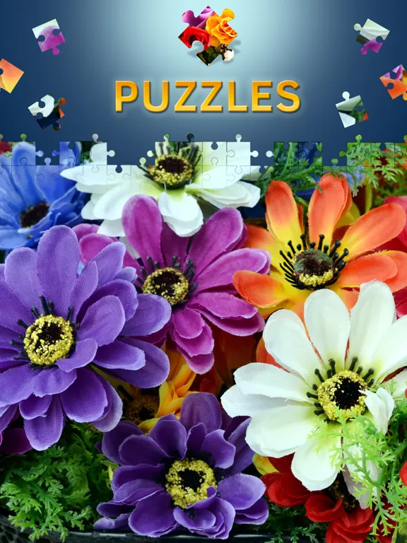 Flowers Jigsaw Puzzles 2017 iPad 应用截图