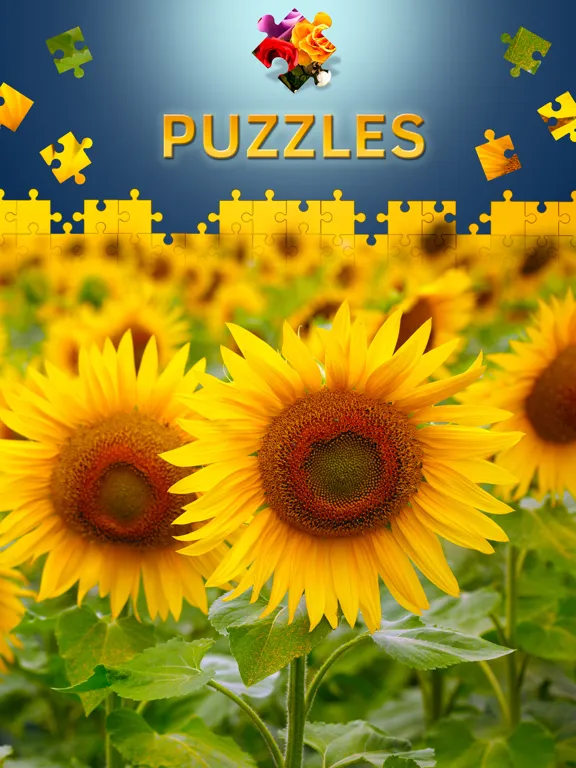 Flowers Jigsaw Puzzles 2017 iPad 应用截图