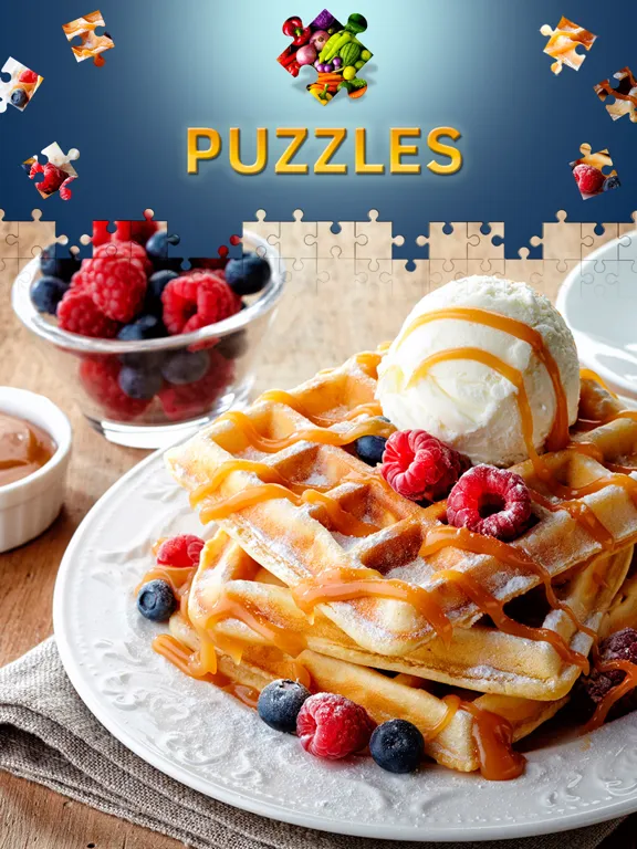Capturas de tela do Food Jigsaw Puzzles for Adults iPad 