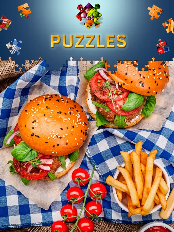 Capturas de tela do Food Jigsaw Puzzles for Adults iPad 