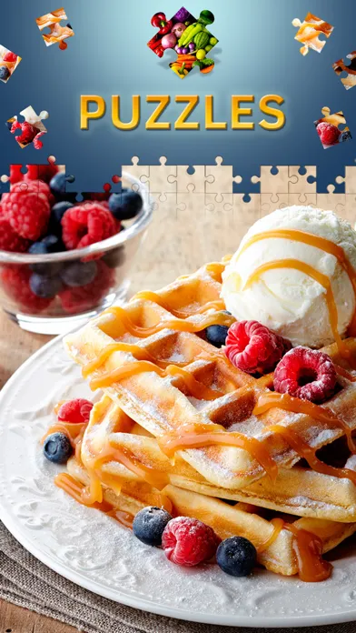 Capturas de tela do Food Jigsaw Puzzles for Adults