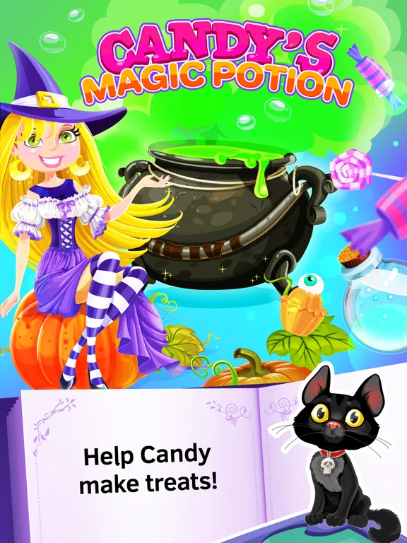 Tangkapan skrin Candy's Potion! Halloween Games for Kids Free! iPad 