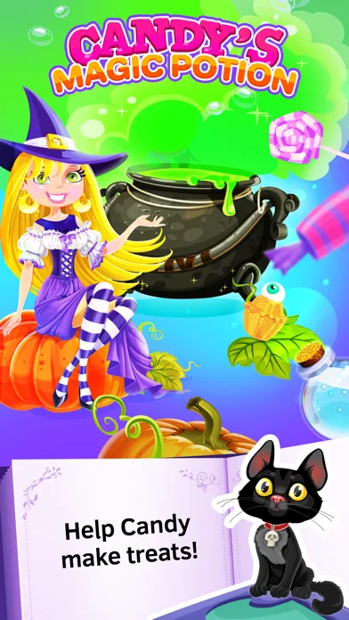 Tangkapan skrin Candy's Potion! Halloween Games for Kids Free!