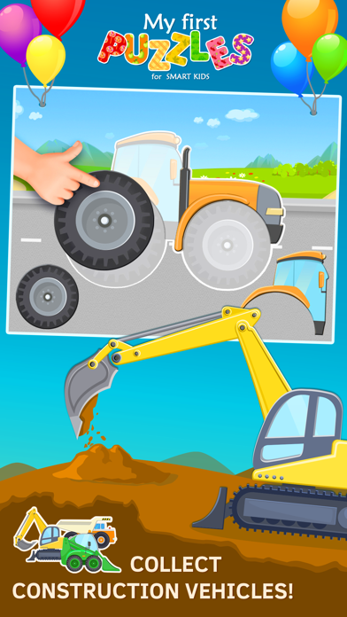 Tractor Jigsaw Puzzles Games free for Toddlers Screenshots