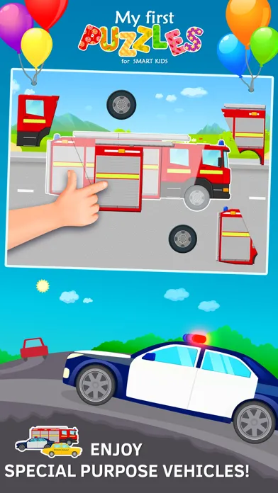 Tractor Jigsaw Puzzles Games free for Toddlers應用截圖