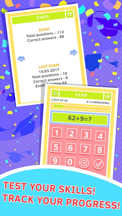 Math Master. Educational math games 스크린샷