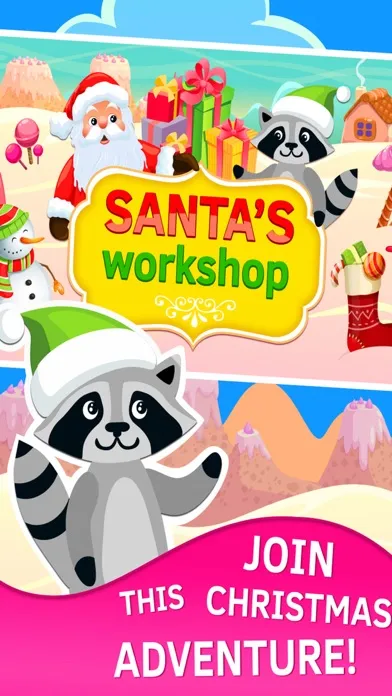 Santas Workshop Christmas games free for kids スクリーンショット