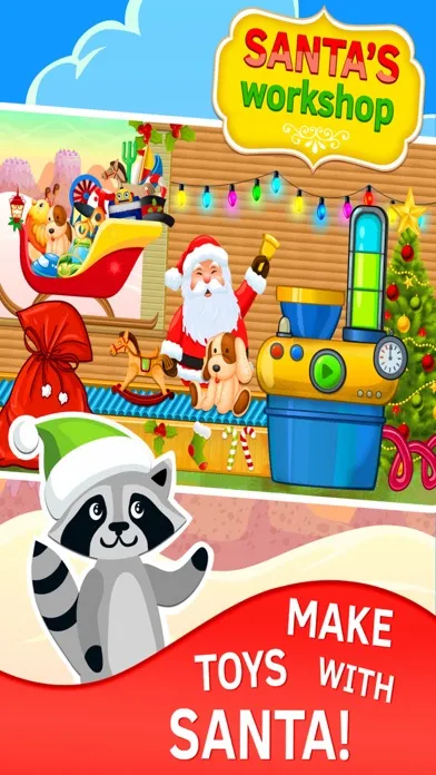 Santas Workshop Christmas games free for kids スクリーンショット