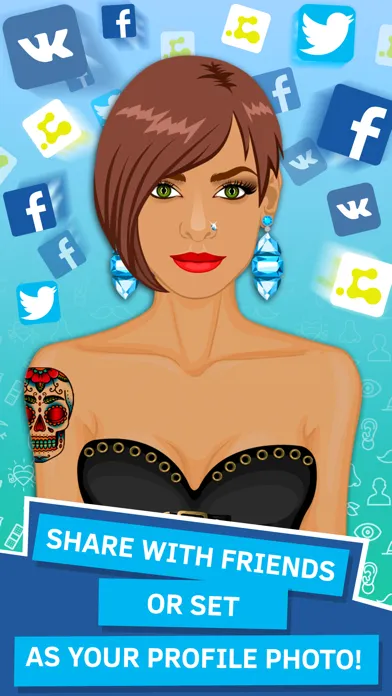 Avatar Creator App. Make your own Avatar Ekran Görüntüleri