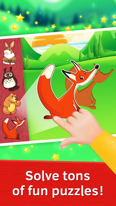 Wild Animals Puzzle for Babies سکرین شاٹس