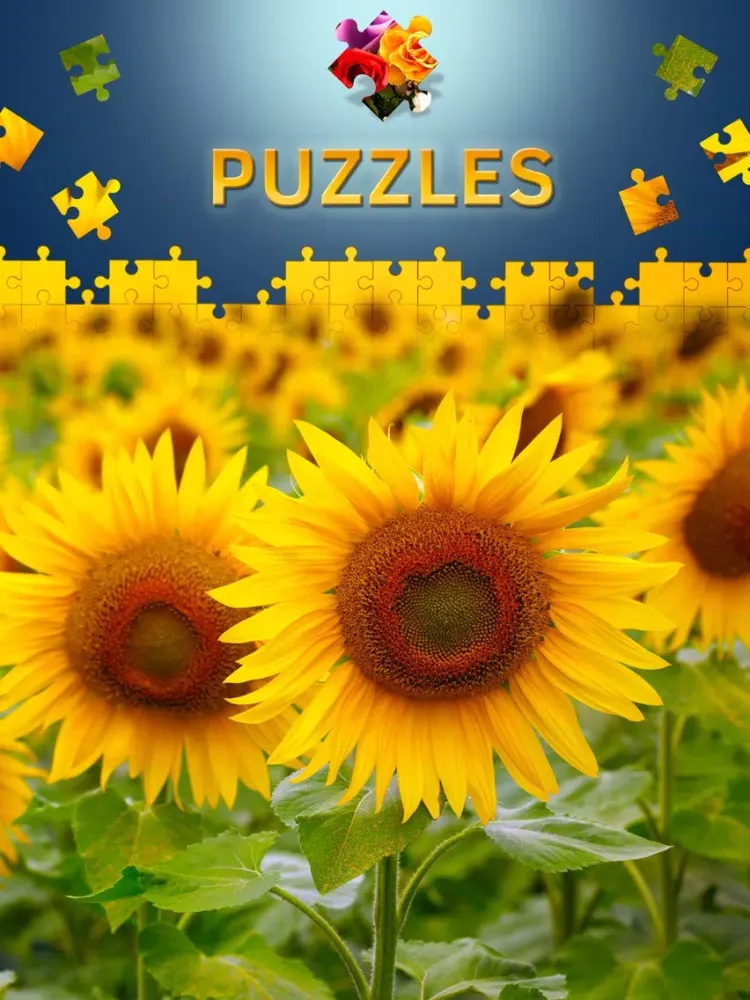 Capturas de tela do Flowers Jigsaw Puzzles Premium iPad 