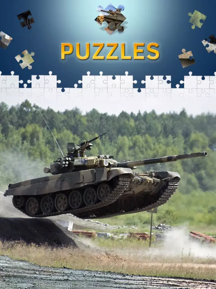 Zrzuty ekranu Military Tank Jigsaw Puzzles HD. Premium iPad 