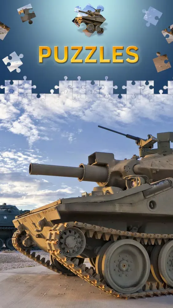 Zrzuty ekranu Military Tank Jigsaw Puzzles HD. Premium
