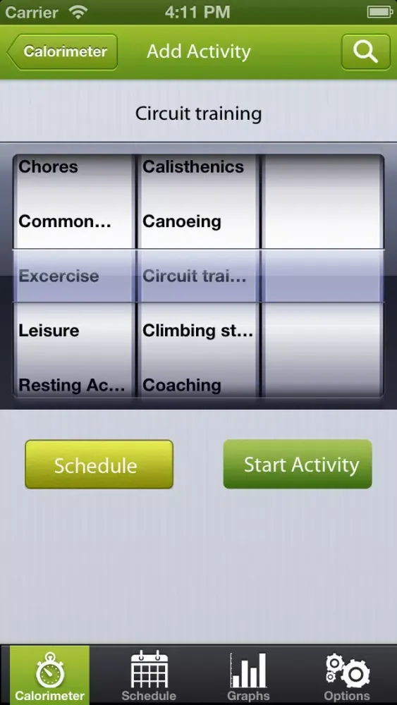 Live Calories- Calorie Counter.应用截图