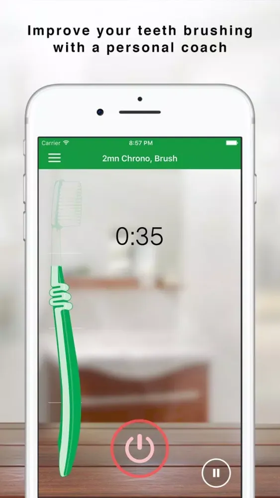 2mn Chrono - Brush your teeth स्क्रीनशॉट