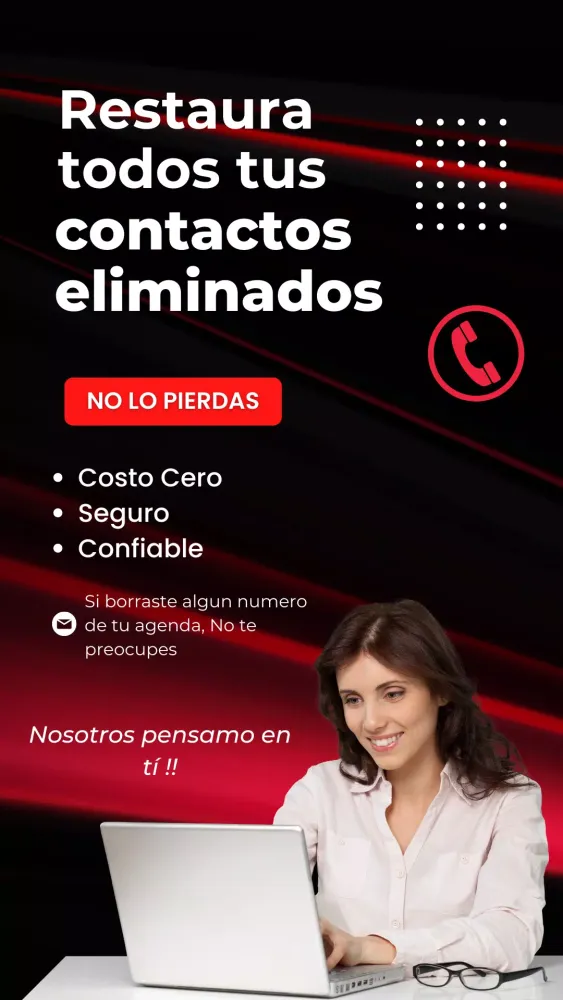 Ảnh chụp màn hình của Como recuperar contactos