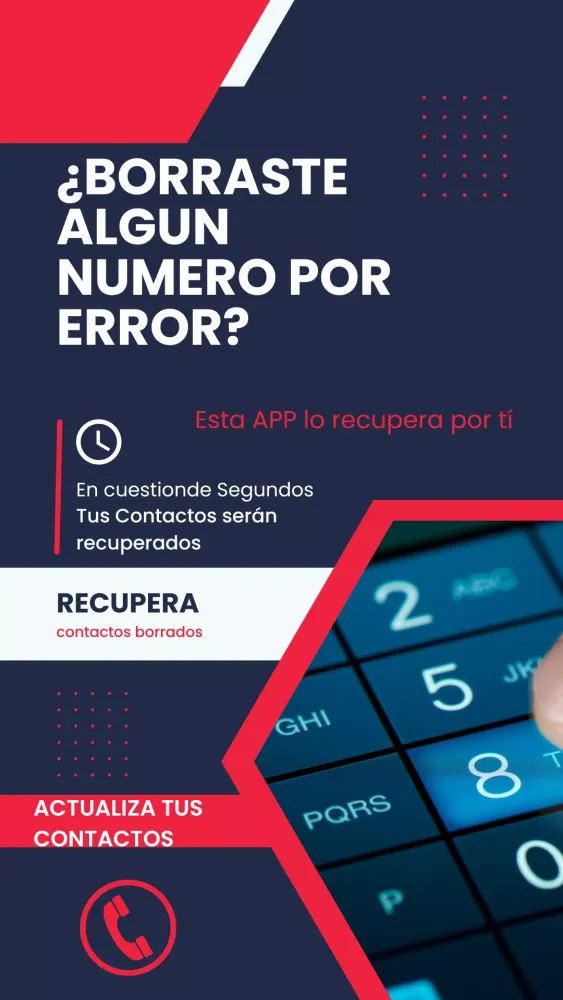 Ảnh chụp màn hình của Como recuperar contactos