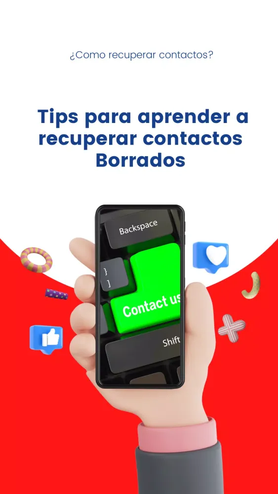 Ảnh chụp màn hình của Como recuperar contactos
