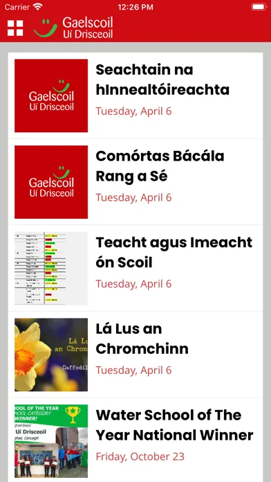 Gaelscoil Uí Drisceoil スクリーンショット