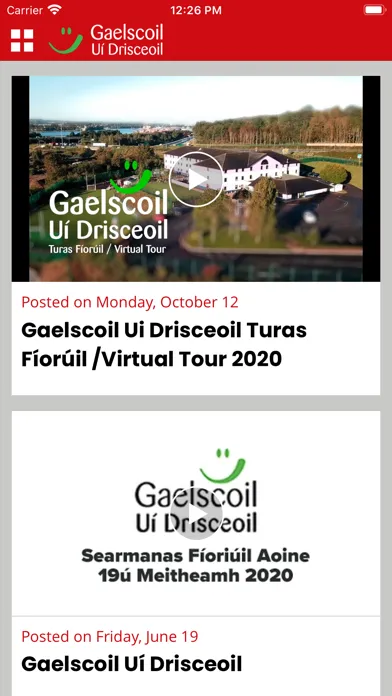 Gaelscoil Uí Drisceoil スクリーンショット