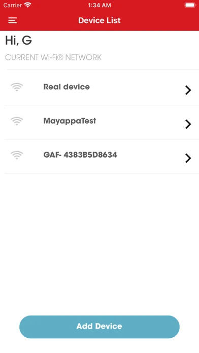 Capturas de pantalla de GAF Master Flow QuickConnect