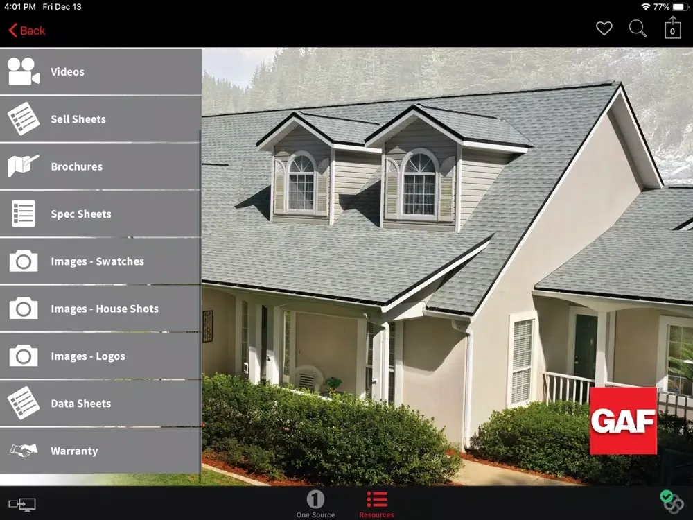 GAF One Source Pro iPad  স্ক্রিনশট
