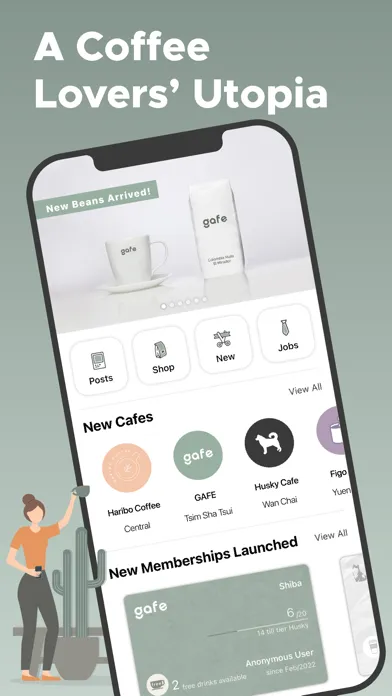 Capturas de pantalla de Gafe U: A Coffee Lovers Utopia
