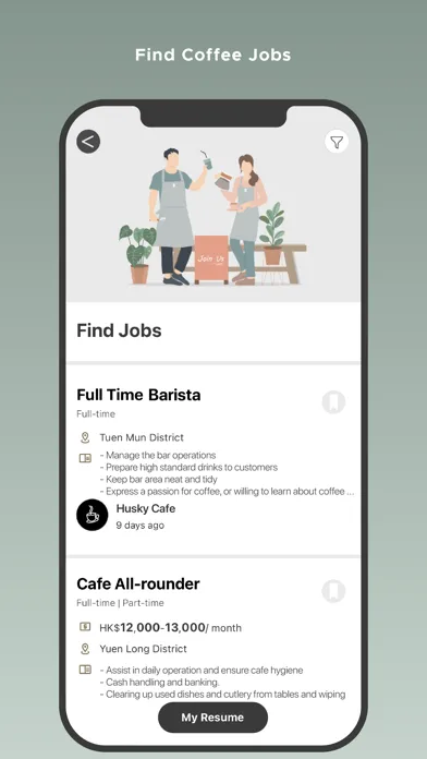 Capturas de pantalla de Gafe U: A Coffee Lovers Utopia