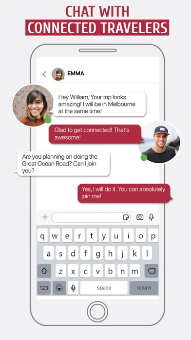 Zrzuty ekranu GAFFL - Find A Travel Buddy