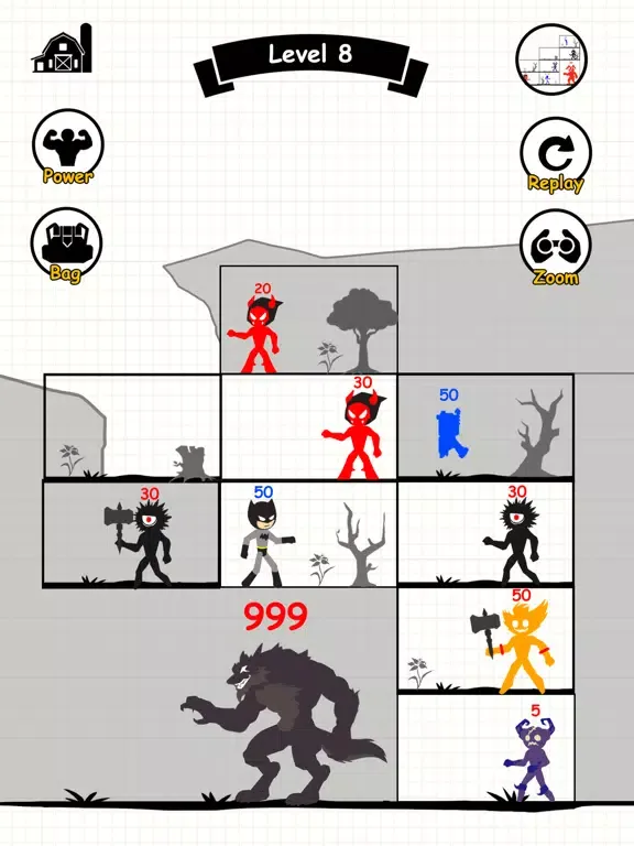 Tangkapan skrin Stick Fight: Endless Battle iPad 