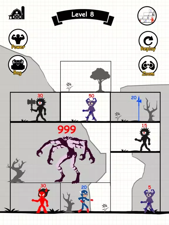 Tangkapan skrin Stick Fight: Endless Battle iPad 