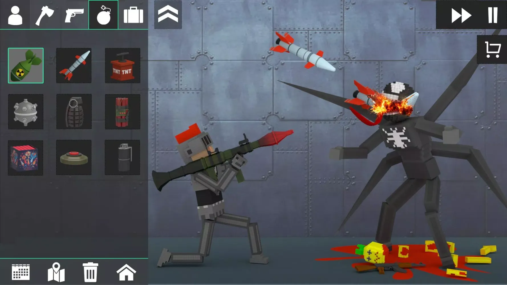 Captures d'écran de Ragdoll Showdown 3D
