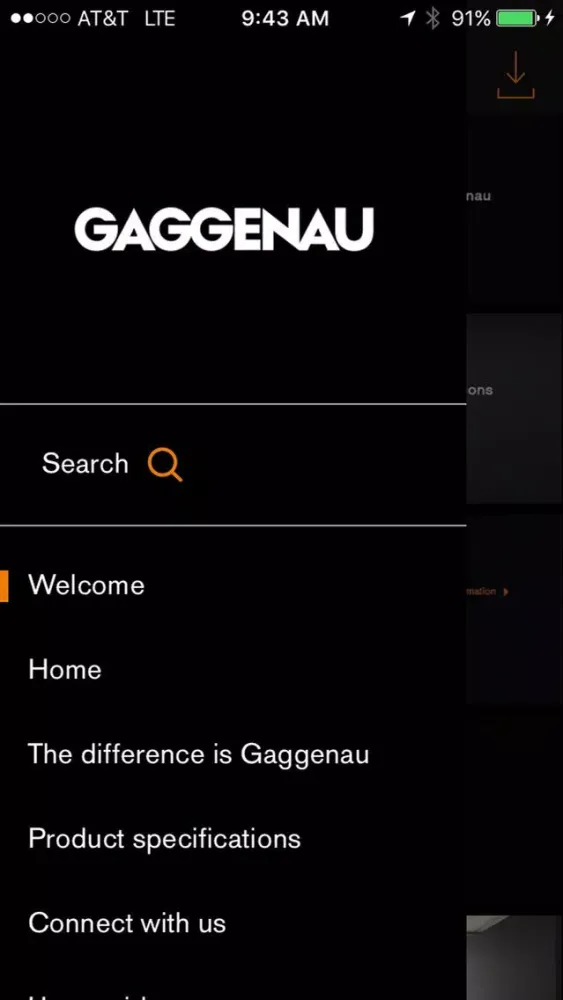 Gaggenau Models and Dimensions سکرین شاٹس
